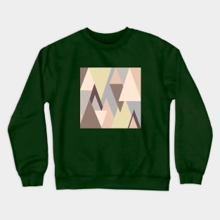 Triangles Pastel Pattern Crewneck Sweatshirt